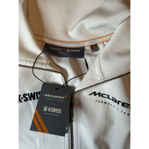 NWT K-Swiss McLaren F1 Racing Team Full Zip Track Jacket Women's Sz M $150 [jb] - Picture 5 of 11
